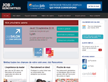 Tablet Screenshot of jobrencontres.fr